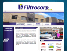 Tablet Screenshot of filtrocorp.com